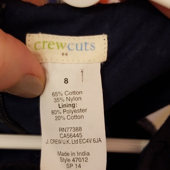 CREWCUTS navy lace dress - Picture 4 of 4